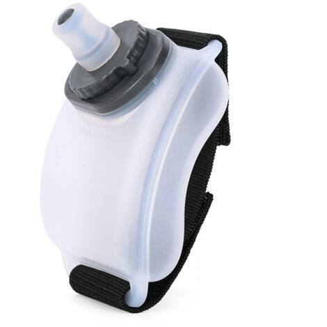 Bouteille d'eau portable pour course à pied en plein air en été, bouteille d'eau de sport, cyclisme, fitness, semi-transparente, 200 ml (1/4)