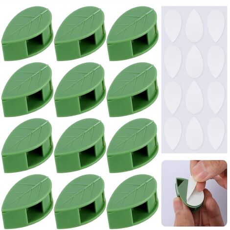 Support mural autocollant pour plantes grimpantes, lot de 20 (1/5)