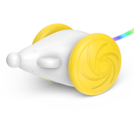 Souris Électrique Chat Jouets Pour Animaux De Compagnie Automatique Avec Télécommande Rechargeable Silicone Drôle Abs Lumières LED 15 10 5 Cm (1/2)