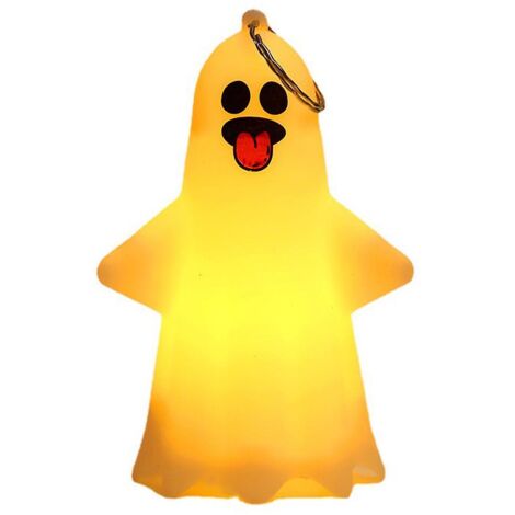 Décorations de fête d'Halloween Veilleuse Fantôme Pendentif Porte-clés Sac à main Décor Cadeaux (1/5)