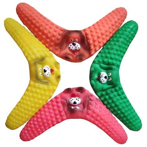 Lot de 4 jouets boomerang pour chien (1/2)