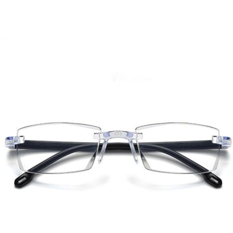 Lunettes de lecture ultra-légères anti-lumière bleue sans cadre (1/5)