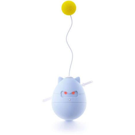 Jouets pour chats d'intérieur, jouet interactif automatique à mouvement interactif avec boule rotative Ninja pour chiens, chats et chatons (1/2)