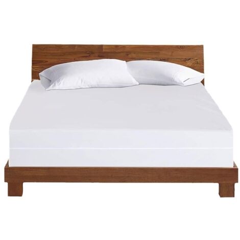 Housse de matelas imperméable à 6 côtés, housse de protection respirante et imperméable, housse de lit imperméable, coussin de couche pour bébé (1/3)