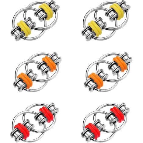 6PCS Chaîne de décompression et de décompression, anneau de fer du bout des doigts (1/5)
