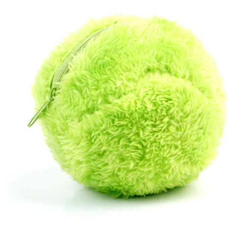 Jouet électrique à billes roulantes magiques pour chien et chat, jouet à piles, en peluche pure, xZ 1 lot/vert (1/4)