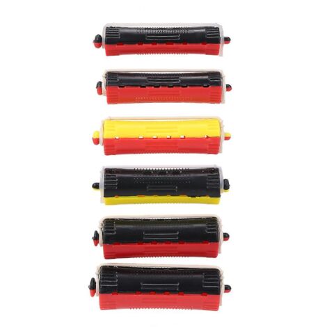 Lot de 36 rouleaux de permanente pour salon de coiffure, rouleau à friser, bande en caoutchouc, pince à cheveux, outil de coiffure, taille mixte, couleur aléatoire (1/3)