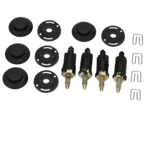 2.0 HDI Kit de clips de capot de capot de boulon de couvercle de moteur pour CITROËN PEUGEOT - Le noir (1/5)