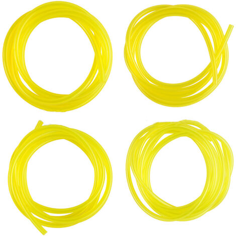 Durite Essence Set 4 Pièces Tuyau de Carburant Tuyau d'essence  pour Souffleur Coupe-bordure Tronçonneuse Debroussailleuse, Tuyau de Carburant Flexible Très Résistant,Tronçonneuse Tondeuse (1/5)