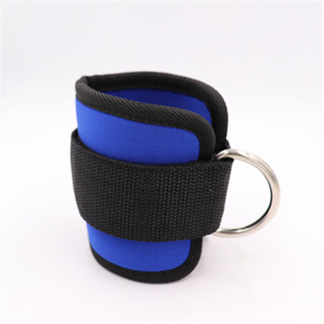 Sangles de pied Anneau en D Menottes de pied Entraîneur de jambe rembourré taille unique (1/4)