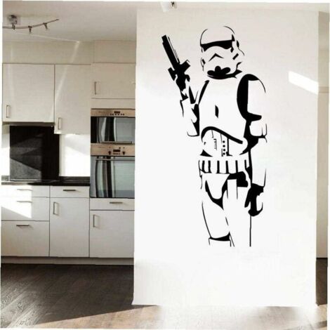 Décor Mode Produit Cool Star Wars Enfants Aime Stormtrooper Art Wall Sticker Vinyl Stickers Décor Garçons Chambre Murale (1/5)