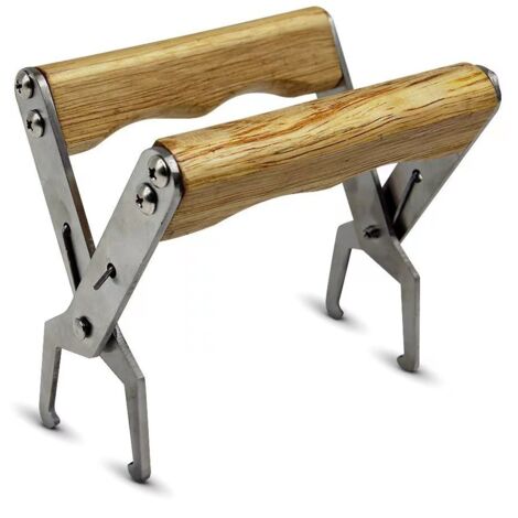 Pince pour cadre de ruche, type d'exportation, pince pour cadre de ruche, poignée en bois, pince en nid d'abeille, fournitures pour apiculture de transition (1/5)
