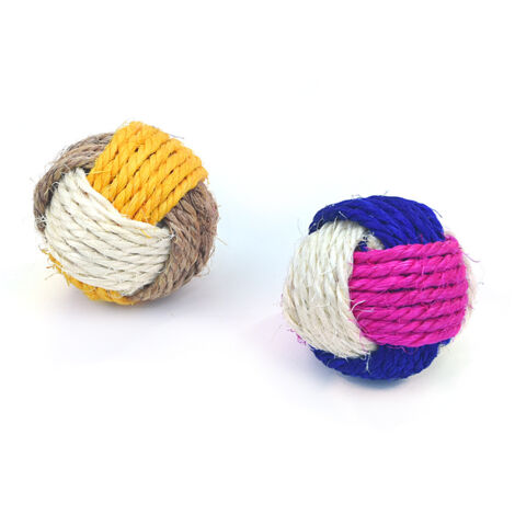 Jouets interactifs pour chat, 6 pièces, jouet à gratter pour chat (couleur aléatoire), jouets interactifs pour chat (1/4)