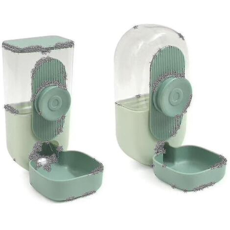 Distributeur automatique d'eau et de nourriture pour animaux de compagnie à suspendre, ensemble d'alimentation et d'abreuvoir à gravité automatique pour animaux de compagnie, bol de nourriture pour ca (1/3)