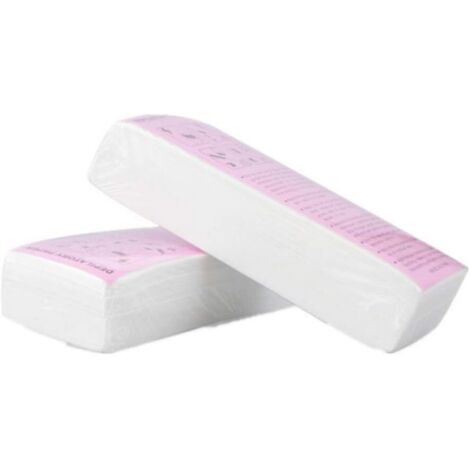 Lot de 100 bandes de cire d'épilation professionnelles pour l'épilation (1/5)