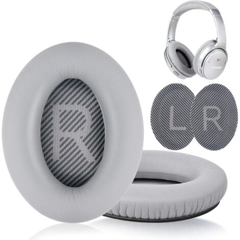 Coussinets d'oreille pour casque Bose QuietComfort - QC35/QC25/QC15/AE2 gris (1/5)