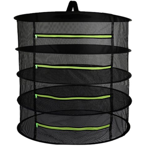 Panier suspendu 4 couches avec zip pliable à sec 800 mm (1/5)