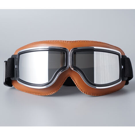 Lunettes de moto rétro aviateur (1/3)