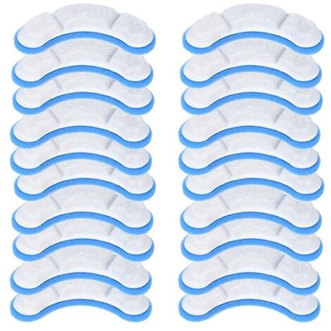 Lot de 20 filtres de rechange pour fontaine à eau pour animaux de compagnie, pour filtre à charbon actif Wf050/wf060, pour Pet Auto Dr (1/3)