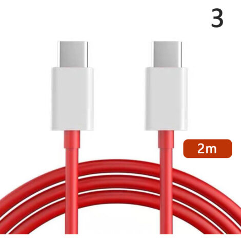 Lot de 2 câbles de charge de type C pour tableau de bord Oneplus 8tpro Warp Charge d'origine (1/5)