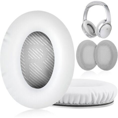 Coussinets d'oreille pour casque Bose QuietComfort - QC35/QC25/QC15/AE2 Blanc (1/5)