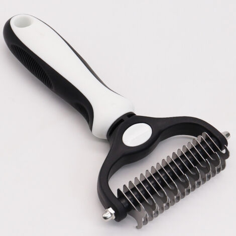 Brosse pour sous-poil pour chien et chat Peigne pour sous-poil à poils longs et courts Brosse d'épilation pour chien Brosse de toilettage (1/4)