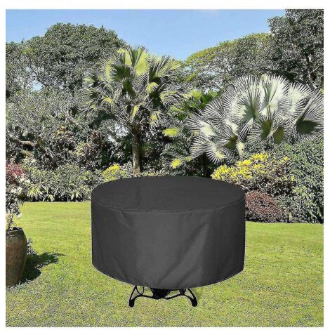 Housse de mobilier de jardin en tissu Oxford 210d, housse de mobilier de jardin imperméable, housse de table de jardin en tissu imperméable (1/3)