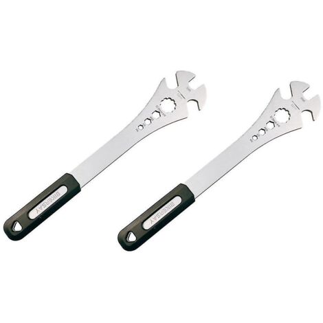 Clé à pédale de vélo 2 pièces, clé de retrait de pédale de vélo avec manche extra long, 15 mm, retrait de pédale 9/16 (1/3)