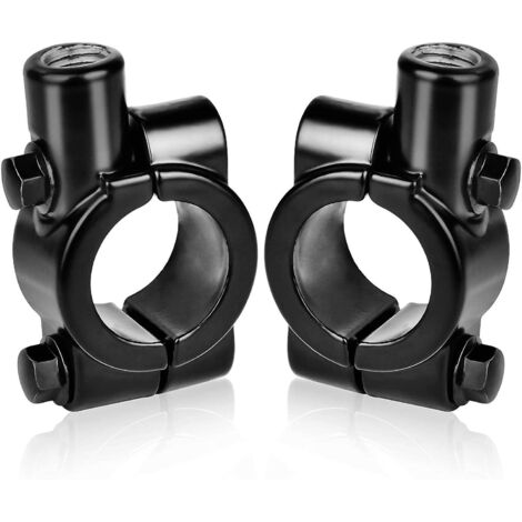 Lot de 2 supports de rétroviseurs de moto pour supports de guidon de 22 mm (1/3)