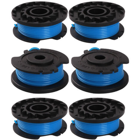 10 Paquets Bobine de Rechange pour Coupe-bordure pouce pour  , Compatible Avec Ryobi One + AC14RL3A, Coupe-fil Sans Fil , 8 Bobines + 2 Capuchons de Coupe,Dolaso (1/5)