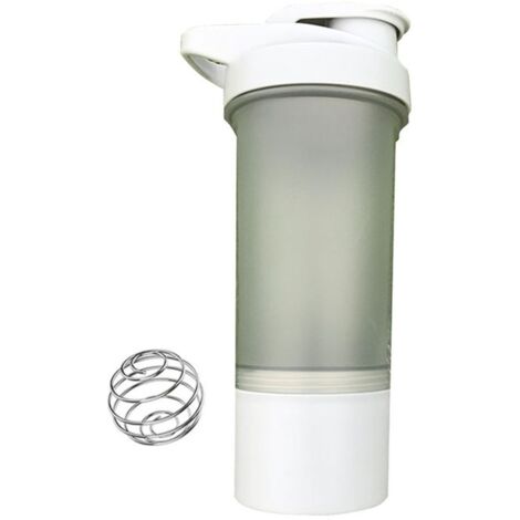 Bouteille shaker pour protéines de 500 ml, bouteille de mélange bleue, bouteilles d'eau de sport pour l'entraînement, bouteilles d'eau de fitness (1/4)