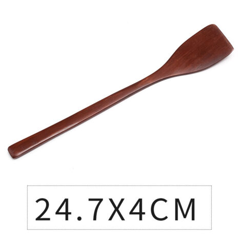 Spatule en bois avec revêtement antiadhésif Ustensile de cuisine (1/4)