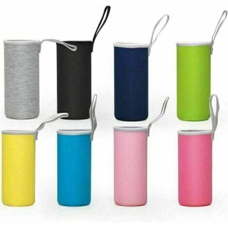 Manchon de Boîteille 8 pièces manchon de Boîteille en néoprène isolé sacs de manchon thermique pochettes de Boîteille en verre-Fei Yu (1/5)
