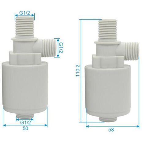 Vanne de régulation automatique du niveau d'eau Vanne à flotteur G1/2