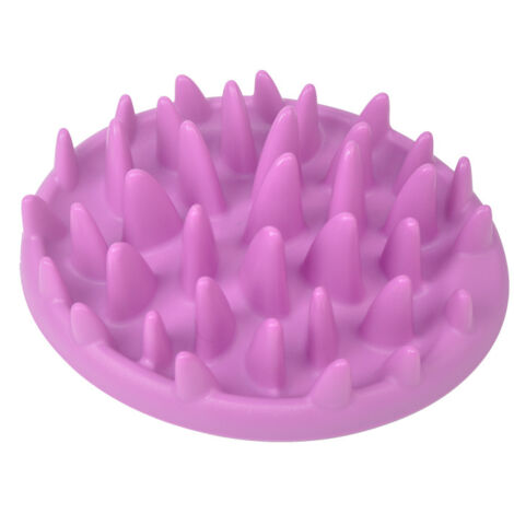 Gamelle Anti-glouton pour Chien et Chat - Évite de Manger Trop Vite (Violet) (1/5)