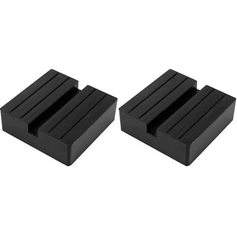 2 pièces de blocs en caoutchouc de cric, coussinets en caoutchouc de support général de voiture, blocs en caoutchouc de support de cric, blocs en caoutchouc nitrile (1/5)