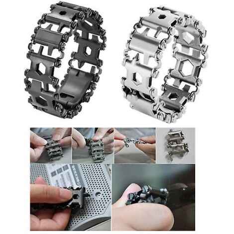 Bracelet multi-outils Bracelet de restauration en acier inoxydable (1/2)