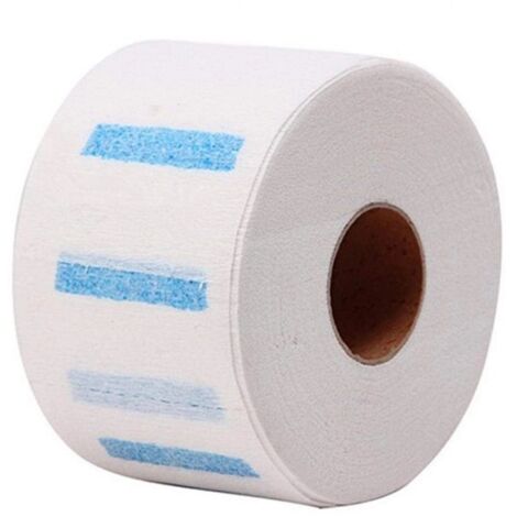 3 rouleaux de tour de cou de coiffeur jetable anti-casse foulard de cou de cheveux fournitures de coiffure en papier (1/2)