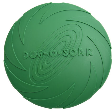 plat chien frisbee(vert foncé)