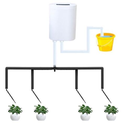 Système de minuterie de pompe à 4 têtes Contrôleur de pompe d'arrosage automatique extérieur Fleurs Plantes Arroseur domestique D (1/3)