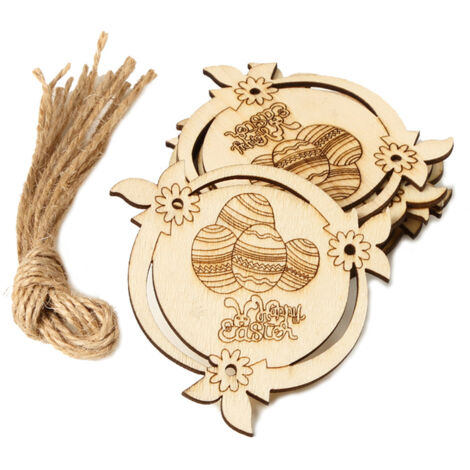Décoration de Pâques pour la maison, bricolage, pendentif en forme d'œuf (1/2)