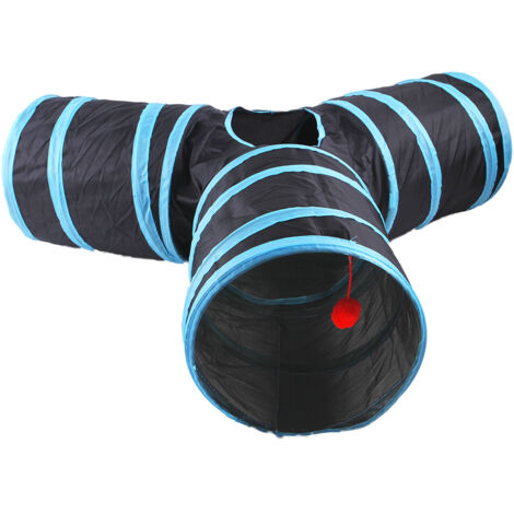 Tunnel pliable à 3 voies pour chat et animal de compagnie (1/3)
