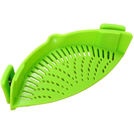 Égouttoir de cuisine en silicone, pot latéral, égouttoir à légumes, filtre à eau domestique, égouttoir à nouilles (1/5)