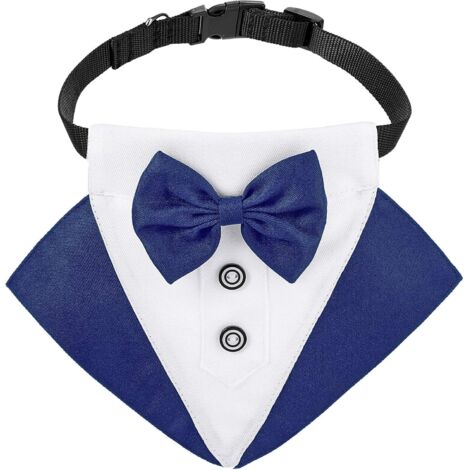 Robe de mariée avec nœud papillon pour chien (1/4)