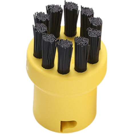 Lot de 4 brosses rondes de rechange pour nettoyeur vapeur Karcher SC1 SC2 SC3 SC4 SC5 SC7 (jaune) (1/4)