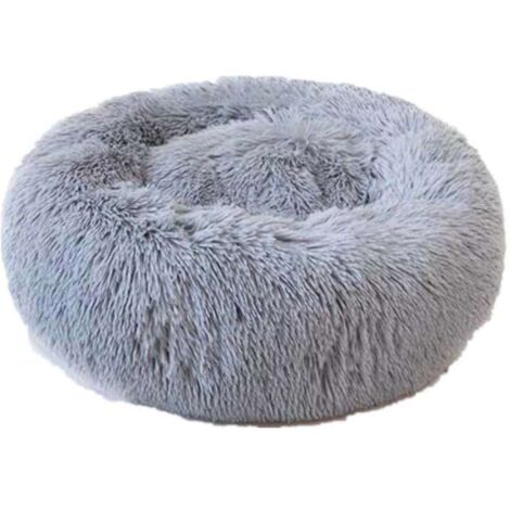 Chenil pour chien, chenil pour chat, chenil pour animaux de compagnie, chenil en peluche quatre saisons d'automne et d'hiver, chenil rond pour grands et petits chats (1/5)