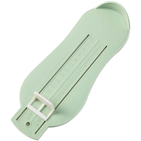 Instrument de mesure pour bébé - mesure de la couleur verte des pieds d'un enfant (1/2)