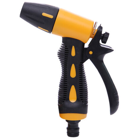 Pistolet à eau de lavage de voiture à fonction unique, pistolet à eau de lavage de voiture domestique, vente en gros, pistolet à eau réglable, pistolet à eau de jardin à haute pression (1/5)