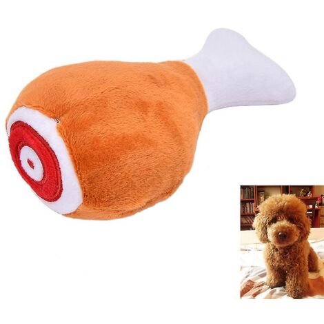 1 jouet à mâcher en forme de baguette pour animal de compagnie, chien ou chat, en peluche couineur (1/4)