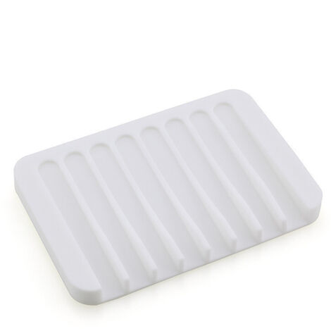 3 emballages en silicone avec débit automatique, boîte de salle de bain, cuisine ou voyage, blanc (1/5)